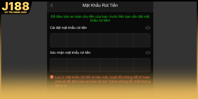 Hướng dẫn rút tiền J188 cho newbie mới chơi